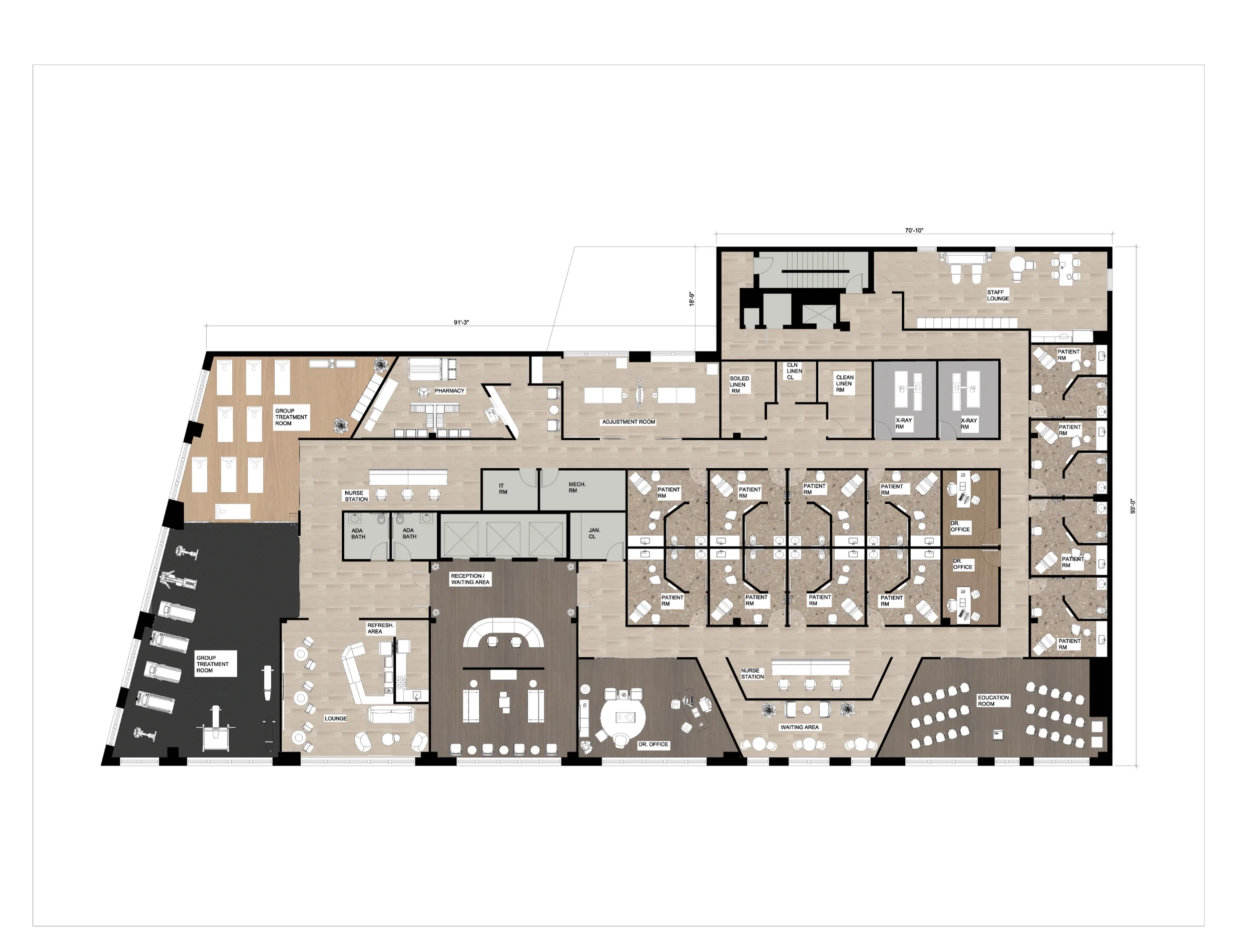 rendered floor plan